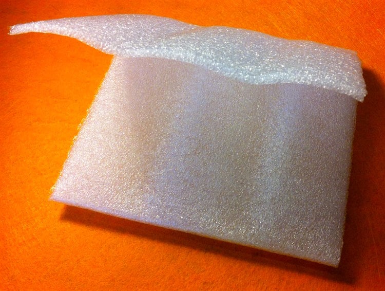 包装泡沫板光漫射器，用于将刀片包裹并改善发光