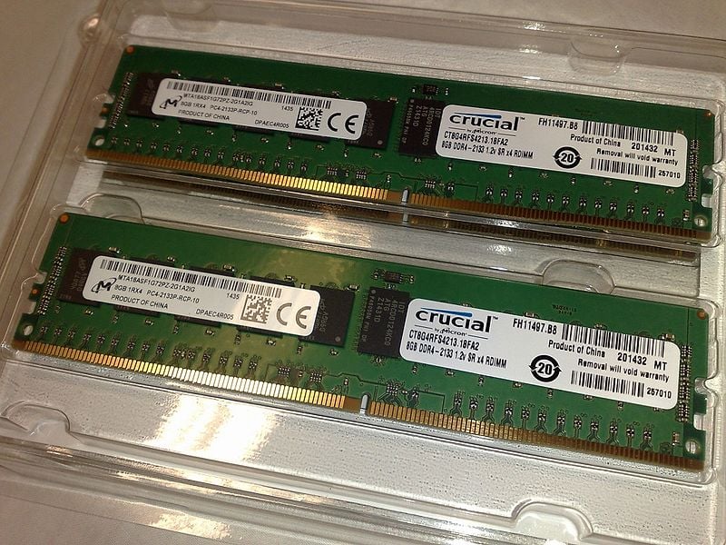 微米关键DDR4 DRAM