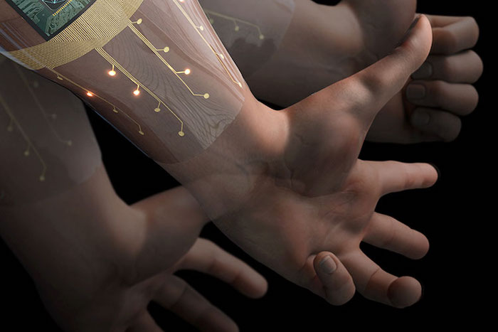 集成人工智能的可穿戴传感器，用于假肢控制