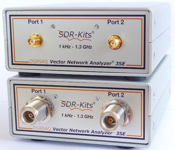 SDR套件的DG8SAQ VNWA 3，一种低成本的1.3 GHz VNA
