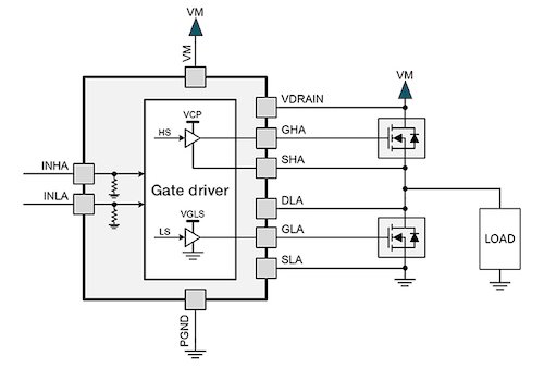 简化驱动电路(无寄生元件)